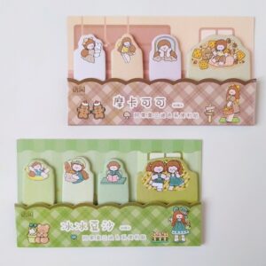 استیک نوت و نشانگر دختر