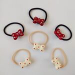 کش مو پاپیون قرمزکرم - Image 3