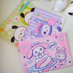 پوشه پارچه چرم سانریو9124