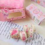 چسب واشی انیمه صورتی10028