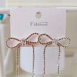 گوشواره پاپیون بلند 4020 - Image 3