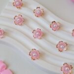شکوفه تزئین مو صورتی - Image 3